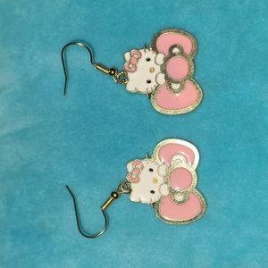 Hello Kitty Bow Earrings